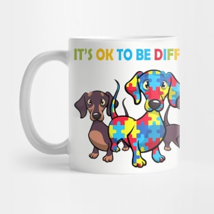 Dachshund Autism It's Not A Disability It's A Different Ability Mug